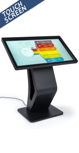 Electronic Touchscreen Floor Display Kiosk for Lobbies and Waiting Areas Interactive electronic touchscreen floor display kiosk directory