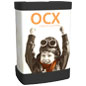 Podium wrap is great for promoting at trade shows Podium wrap with digital-printed graphic