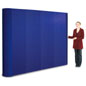 11ft Straight Frame, Blue Fabric Pop up Trade Show Booth trade show booth
