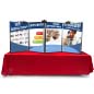 (4) Custom Printed Graphics Double-Sided Display Board with Halogen Lights