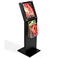 11" x 14" Magazine Stand: with 2 Tiered Pocket magazine stand