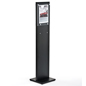 Double-Sided Acrylic Floor Stand in Black Double-Sided Acrylic Floor Stand