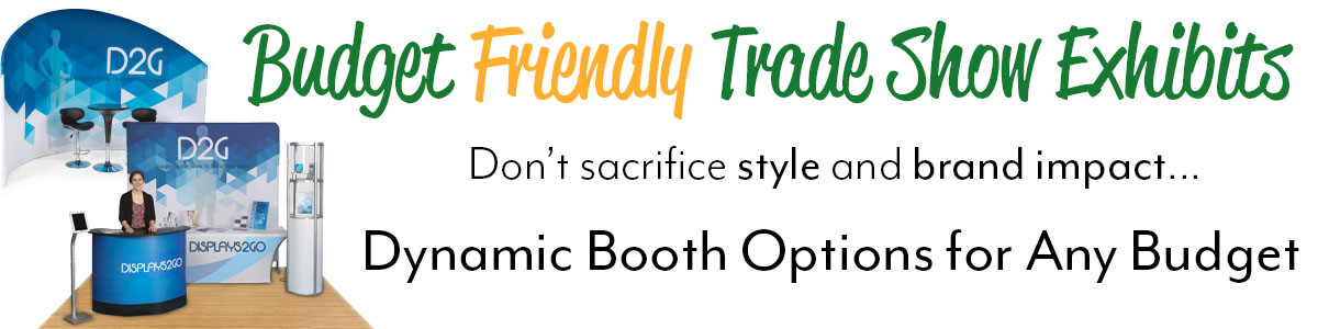 Budget friendly trade show booths