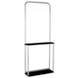 Oblique View of Banner Frame Kiosk 91"h Banner Frame Kiosk