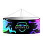 Suspended Banners with 10' Round Tapered Design Suspended Banners