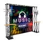 Trade Show Graphic is 8' x 8' with 720dpi Printing Booth Banner