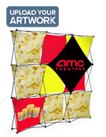 Trade Show Banners: Deluxe Line Diamond Panel Display trade show banners