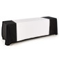 Plain Table Runners: 60" Wide White table runners