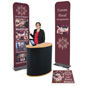 Economy Banner Display Booth Kit Features All-in-One Solution to Exhibiting at Trade Shows Economy banner display booth kit for trade shows