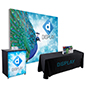 Portable Components and Carry Cases Included with 10' Trade Show Booth Kit 10' trade show booth kit with portable components and carry cases