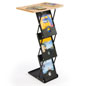 Portable Table: Folding Design with 3 Literature Pockets portable table