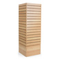 Oblique View of Slatwall Revolving Tower Cube Slatwall Revolving Tower