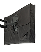 Black outdoor TV cover