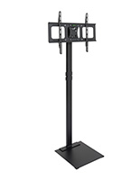TV stand with mount for 70 inch tv in black