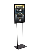 22" x 28" Steel Poster Stand With Weighted Base
