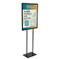 Black 22" x 28" Steel Poster Stand 22" x 28" Steel Poster Stand With Top Insert