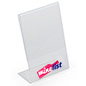 Customize this 4x6 menu card holder to showcase your brand or business! Custom 4 x 6 Slant Back Ad Frame