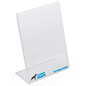 Extend the reach of your brand by adding your logo to this clear acrylic sign holder! Customized Acrylic Clear Menu Holder For Table