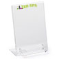 Offer clients your business card with this custom printed marketing table sign! Custom 5x7 Marketing Table Sign with Card Pocket