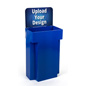 Floor Standing Customized Retail Display Cardboard Bins Customized Retail Display Cardboard Bins with Removable Header