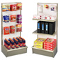 Gondola Shelving and Peghooks Single Sided Tan Gondola