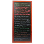Chalk Boards have a Write On Surface of 18-3/4"w x 44"h Chalk Boards