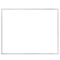 Aluminum Framed Whiteboard - 48”w x 36”h Aluminum Framed Whiteboard - Silver
