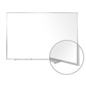 Aluminum Framed Whiteboard - Metal Trim Aluminum Framed Whiteboard - Silver Finish