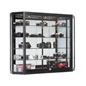 Robust Wall Mounted LED Display Cabinet Wall Mounted LED Display Cabinet, Tempered Glass Shelves