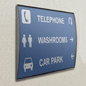 Wayfinding Signs for 11-1/2"w x 17"h Graphics Wayfinding Signs