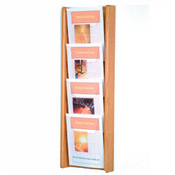 Wood with Acrylic Front Display Light Oak with Acrylic Front acrylic front display