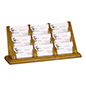 Business Card Holders: With a Light Oak Finish business card holders