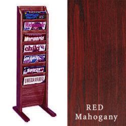 7 Pocket Magazine Holder (Red Mahogany) magazine holder
