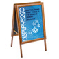 22" x 28" Wooden Sidewalk Sign for Furniture Stores 22" x 28" Wooden Sidewalk Sign, Wood Finish