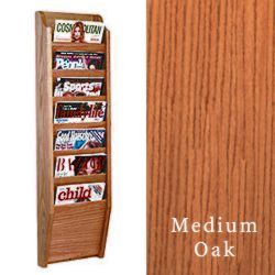 7 Tier Wall Hung Magazine Rack Holds 8.5x11 Literature 7 tier wall hung magazine rack for 8.5x11 catalogs