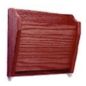 Single pocket wall file in Red Mahogany finish wood Single pocket wall file with mahogany finish