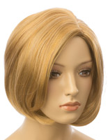 Female Blonde Mannequin Wig with Short Style Female Blonde Mannequin Wig