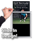 Silver Poster Frame 8-1/2" x 11" Alumimum silver poster frame