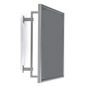 Swivel Poster Frame - Anti-Glare Lens Protects Sign Silver 24 x 36 swivel poster frame