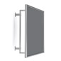 Poster Swivel Wall Frame - Silver Complements Existing Decor Silver 30 x 40 poster swivel wall frame