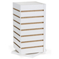 Countertop Slatwall Display Great for Point of Sales Placement Countertop Slatwall Display with Spinning Base