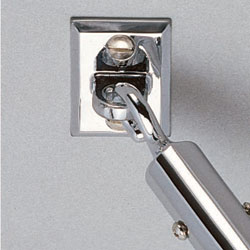 Chrome Wall Plate For Traditional Ropes Chrome Wall Plate