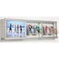 Catalog Displays: with (2) Green-Edged Compartments catalog displays