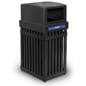 Outdoor Trash Can is Steel Steel Outdoor Trash Can