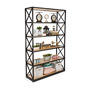 Rustic Ironworker Industrial Shelves - Durable Design X sided rustic ironworker industrial shelves
