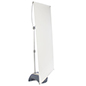 Banner Sign Stands: Holds Graphics up to 39"w x 82"h Banner Sign Stands