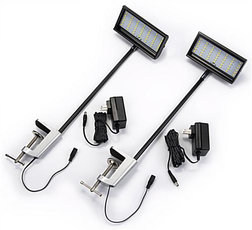Set of 2 for Trade Show Backwall LED Exhibit Stem Lights LED exhibit stem light set of 2 for exhibition backwall