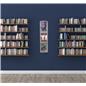 3-tier wall mounted literature rack with easy to install instructions