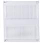 Wall mounted literature holder with mounting hardware included