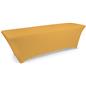Gold stretch table cloth